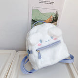 Japanese Ins Cartoon Student Plush Tote Bag Girs Backpack