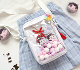 Japanese Itabag Mini Crossbody Bag PVC Transparent Clear Small For Teens Girls