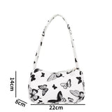 Harajuku Style Cow Shoulder Bag Girl Canvas Handbag