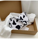 Harajuku Style Cow Shoulder Bag Girl Canvas Handbag