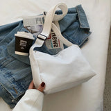 Japanese Large-capacity Canvas Shoulder Bag for Women
