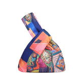 Japanese Mini Portable Knot Wrist Bag Women Top Handle Bag