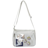 Japanese PU Transparent Small Square Bag Ita Bags