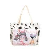 Japanese Itabag Girls Canvas Tote Shoulder Bag Crossbody Satchel