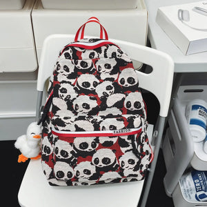 Japanese Second Panda Backpack Teenage School Bags Women Shoulder Bag