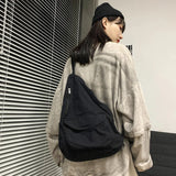 Japanese Shoulder Messenger Bags Unisex Chest Bag Crossbody Fanny Pack