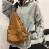 Japanese Shoulder Messenger Bags Unisex Chest Bag Crossbody Fanny Pack