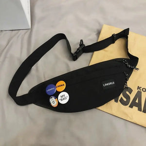 Japanese Chest Bag Men's Student All-match Messenger Bag Female Tide