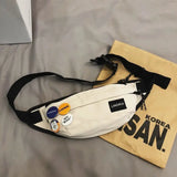 Japanese Chest Bag Men's Student All-match Messenger Bag Female Tide