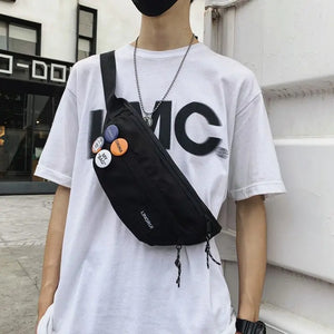 Japanese Chest Bag Men's Student All-match Messenger Bag Female Tide