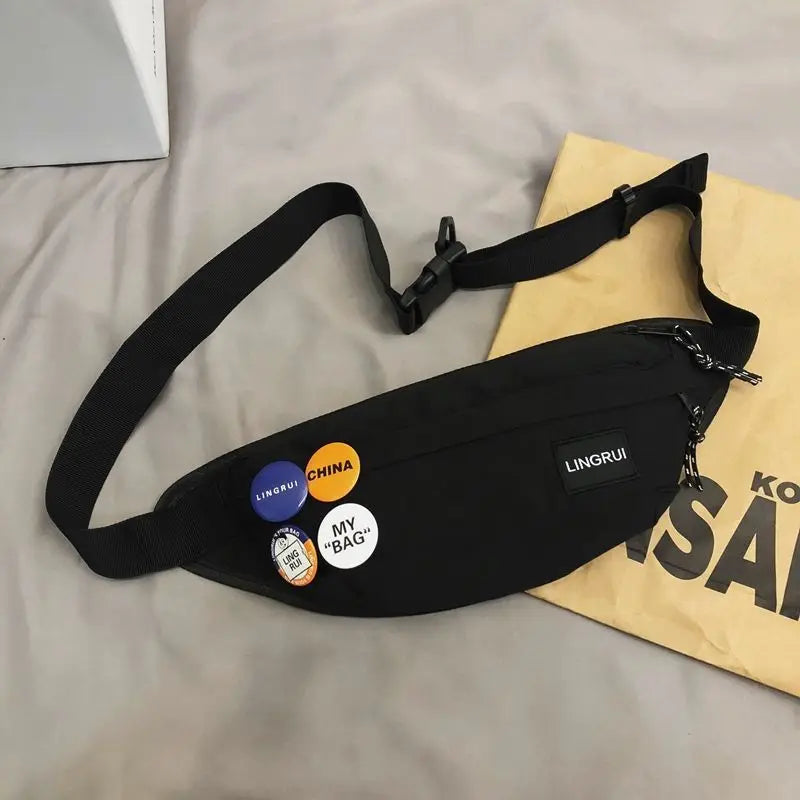Japanese Chest Bag Men's Student All-match Messenger Bag Female Tide
