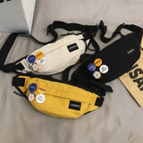 Japanese Chest Bag Men's Student All-match Messenger Bag Female Tide