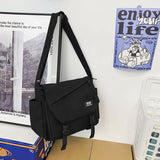 Japanese Messenger Waterproof Bag Light Crossbody Bags for Men Women
