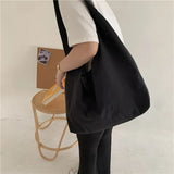 Japanese Nylon Shoulder Bag Large Capacity Lightweight Handbag