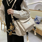 Japanese Style Women Shoulder Bags Waterproof Nylon Crossbody Bags
