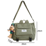 Japanese Style Women Shoulder Bags Waterproof Nylon Crossbody Bags