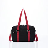 Japanese Style Bag School Girl One Shoulderbag Portable Solid Canvas Shopping