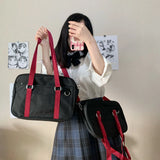 Japanese Style One Shoulderbag Canvas Shopping