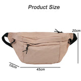 Japanese Style Waist Packs Large Capacity Casual Fanny Pack