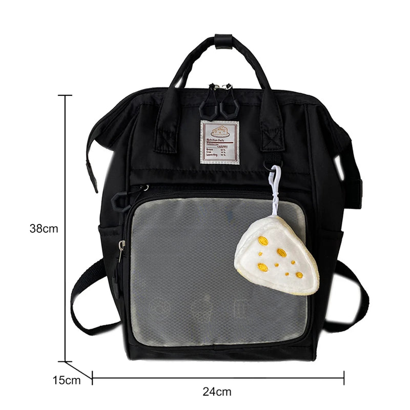 Japanese Style School Bags For Teenage Girls Preppy Tote Bag Nylon Bag Backpack