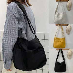 Japanese Style Canvas Shoulder Bag Female Handbag Satchel Crossbody Bag