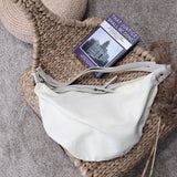 Japanese Style Canvas Shoulder Bag Women Hobo Cross Body Large Capacity Handbag