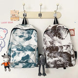 Japanese Style Student Schoolbags Graffiti Female Backpacks
