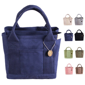 Japanese Canvas Lunch Bag Handbag for Women Tote Bag