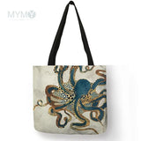 Japanese Ukiyoe Women Shoulder Bags Handbags Canvas Eco Travel School Beach Bag