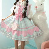 Japanese Unicorn Small Round Handbag Messenger Bag Mini Lolita Girl Shoulder Bag