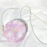 Japanese Unicorn Small Round Handbag Messenger Bag Mini Lolita Girl Shoulder Bag