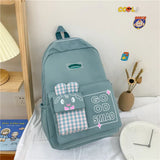 Japanese Style Women's Backpack for Girls High School Waterproof