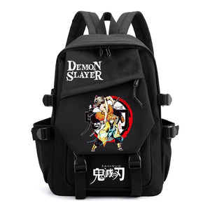 Japanese Demon Slayer Backpack for Kids with Large Capacity