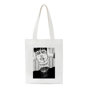 Japanese Tomie Female Bag Harajuku Gothic Canvas Bag