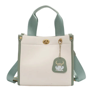Japanese Element Large Capacity Handbag Messenger Bag