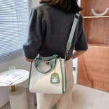 Japanese Element Large Capacity Handbag Messenger Bag