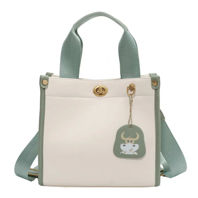 Japanese Element Large Capacity Handbag Messenger Bag