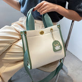 Japanese Element Large Capacity Handbag Messenger Bag