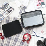 Japanese PU Transparent Small Square Bag for Women
