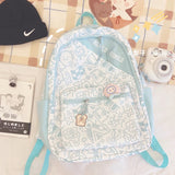 Harajuku Graffiti Backpack for Junior Students with Large Capacity