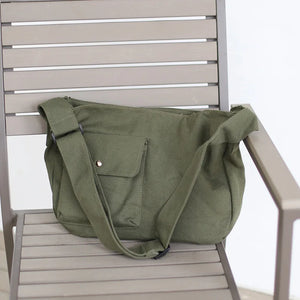 Japanese Canvas Shoulder Bag Harajuku Mori Art Student Messenger Bag