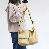 Japanese Canvas Shoulder Bag Harajuku Mori Art Student Messenger Bag