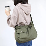 Japanese Canvas Shoulder Bag Harajuku Mori Art Student Messenger Bag