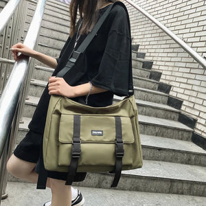 Japanese Messenger Bag Student Nylon Waterproof Crossbody Bags for Women