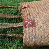 Japanese Straw Shoulder Bag for Women