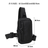 Japanese Street Sports Mini Chest Bag Cross Body Shoulder Bag