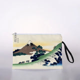 Japanese Ukiyoe Print Cosmetic Bag Lady Makeup Travel Storage