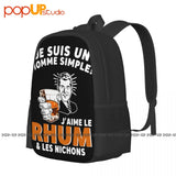 Homme Rhum & Nichons Backpack Beach Bag