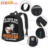 Homme Rhum & Nichons Backpack Beach Bag