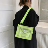 Jelley Square Shoulder Bag Chain Messenger Handbag